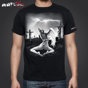 Reborn Art by Evil Unisex Horror T` shirt